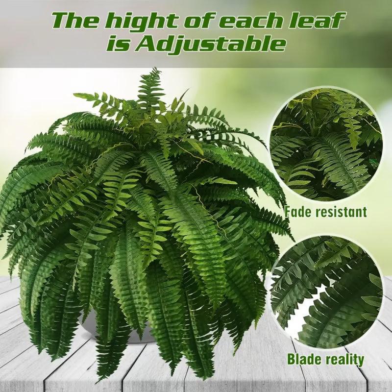 🔥Last Day 75% OFF--🌿UV Resistant Lifelike Artificial Boston Fern🌿 tiaozhuan