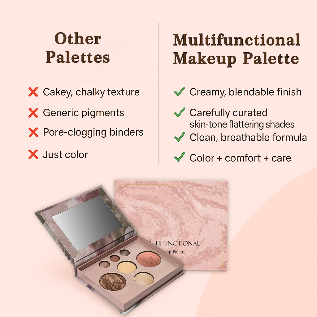 First 3 Hours: Free brush🔥Multifunctional Makeup Palette